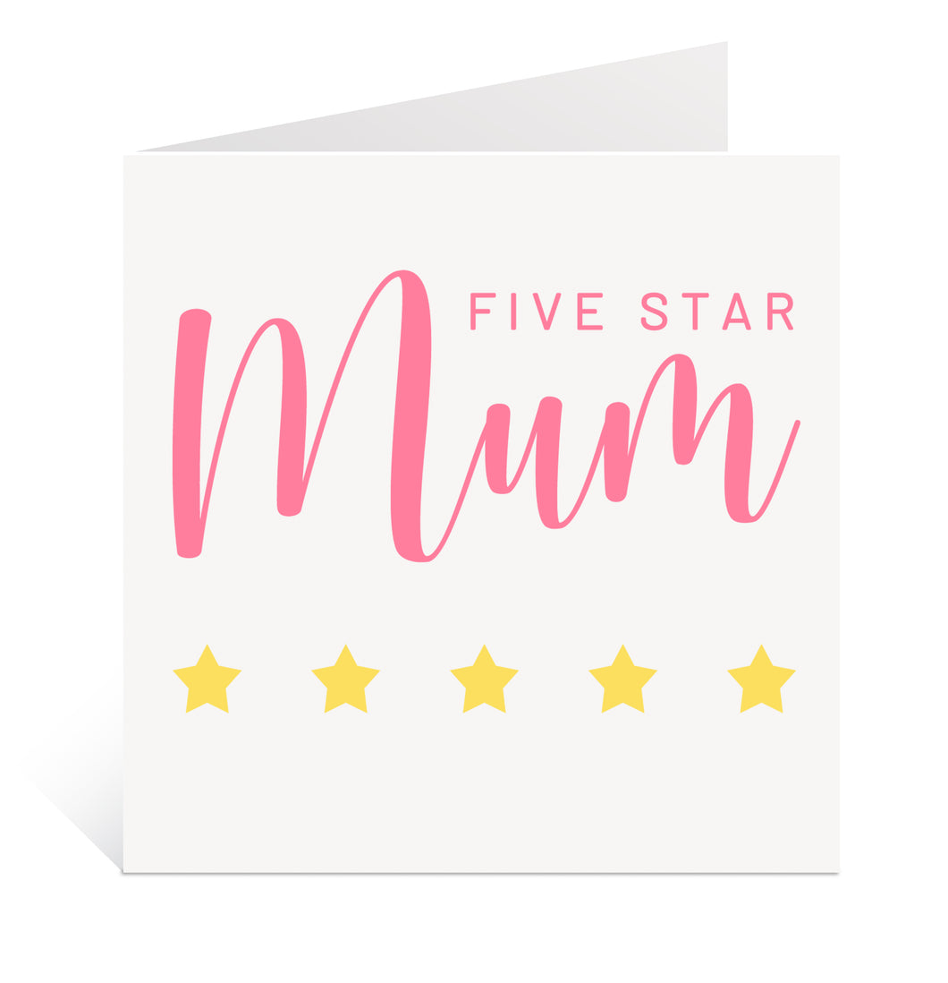 Five Star Mum Card