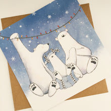 Load image into Gallery viewer, Polar Bear Christmas Card
