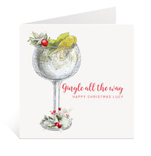 Load image into Gallery viewer, Gin Christmas Card

