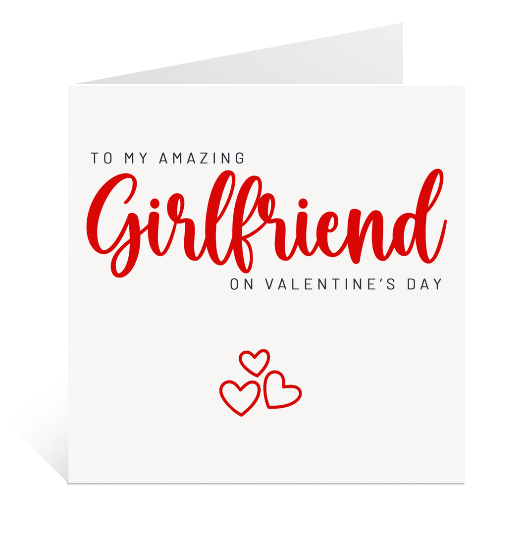 Girlfriend Valentine Card