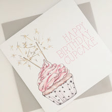 Load image into Gallery viewer, Cupcake Birthday Card
