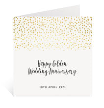 Load image into Gallery viewer, Golden Wedding Anniversary Card
