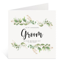 Load image into Gallery viewer, Handsome Groom Wedding Day Card
