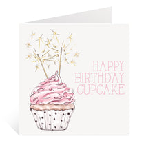 Load image into Gallery viewer, Cupcake Birthday Card
