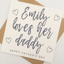 Load image into Gallery viewer, Personalised Father&#39;s Day Card
