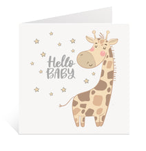 Load image into Gallery viewer, Giraffe New Baby Card
