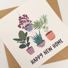 Load image into Gallery viewer, House Plant New Home Card
