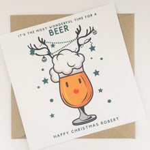 Load image into Gallery viewer, Beer Lover Christmas Card
