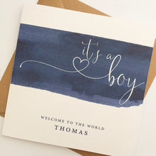 Load image into Gallery viewer, It&#39;s a boy card
