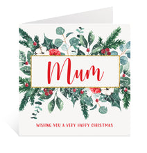 Load image into Gallery viewer, Christmas Card for Mum
