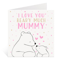 Load image into Gallery viewer, Mummy Bear Birthday Card
