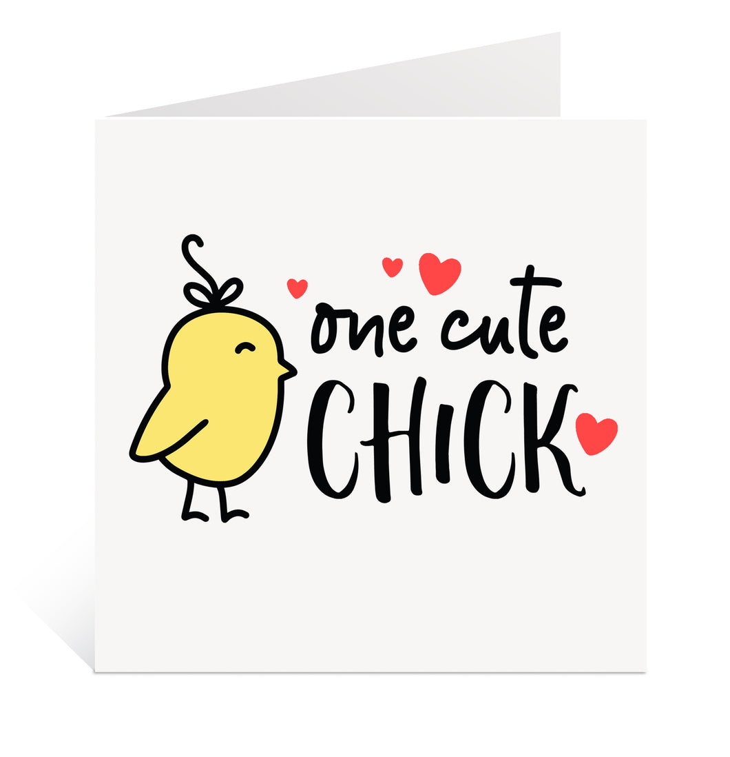 One Cute Chick Easter Card