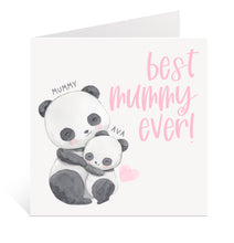 Load image into Gallery viewer, Panda Best Mummy Card

