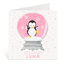 Load image into Gallery viewer, Christmas Card for a Little Girl
