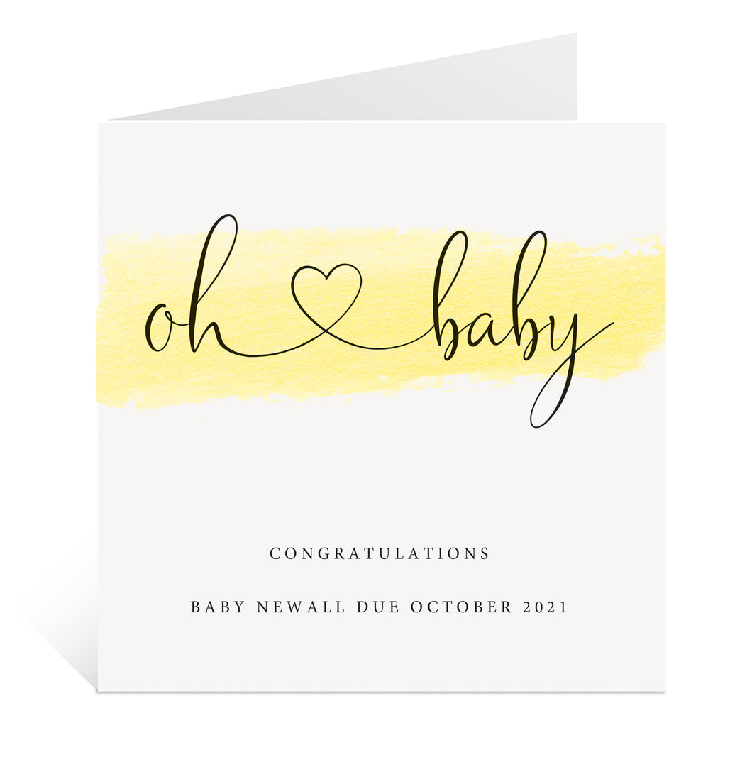 Pregnancy Congratulations Card