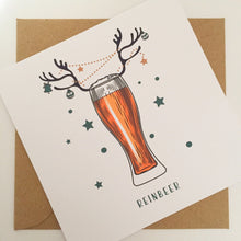 Load image into Gallery viewer, Reinbeer Christmas Card
