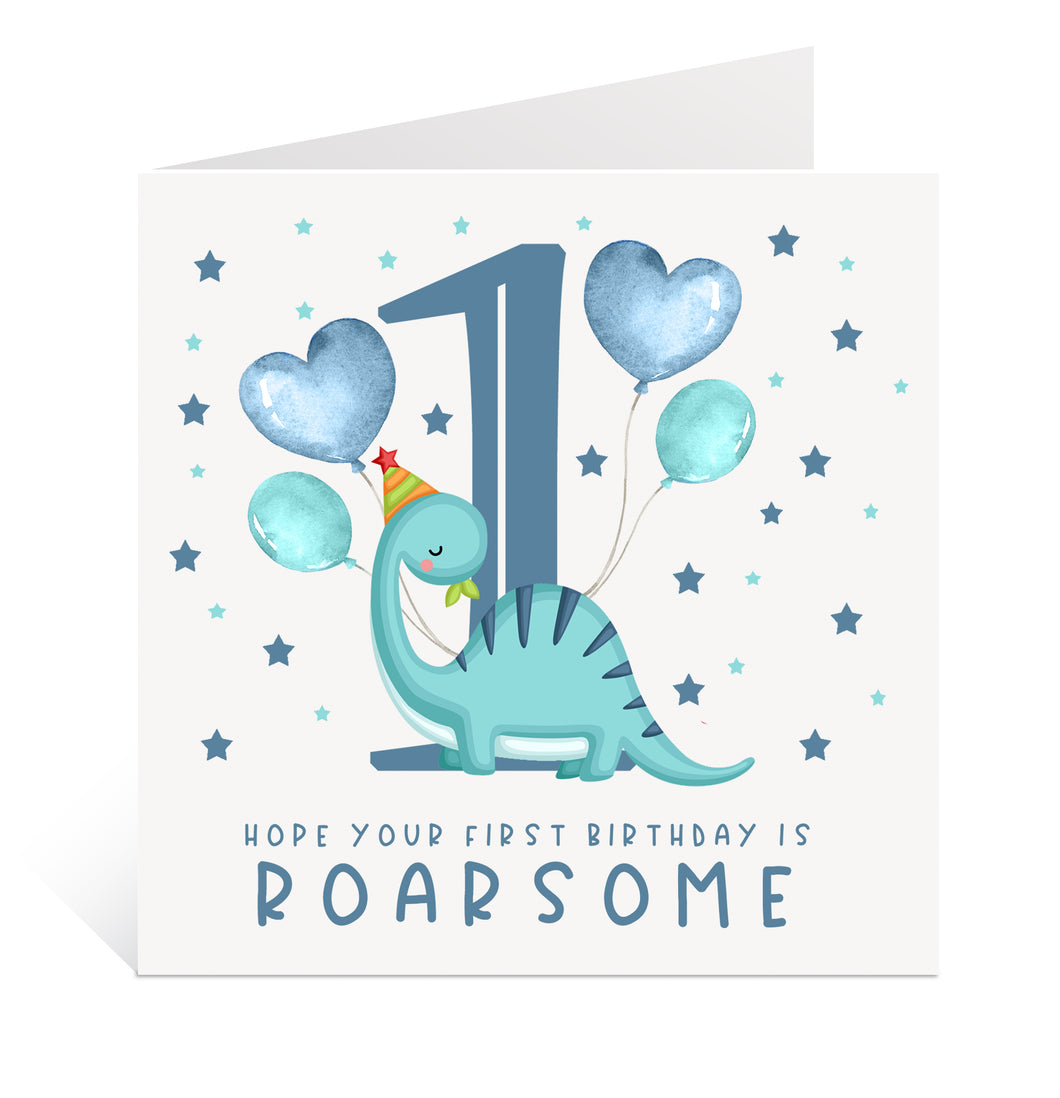 Roarsome First Birthday Card