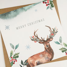 Load image into Gallery viewer, Deer Christmas Card
