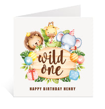 Load image into Gallery viewer, Wild One Birthday Card
