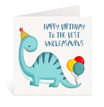 Load image into Gallery viewer, Uncleasaurus Birthday Card
